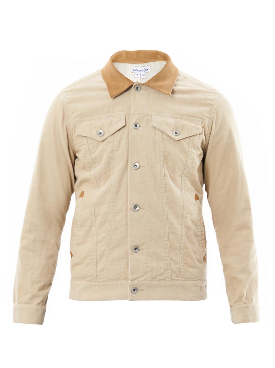 Steven Alan Corduroy Jacket in Beige for Men Lyst