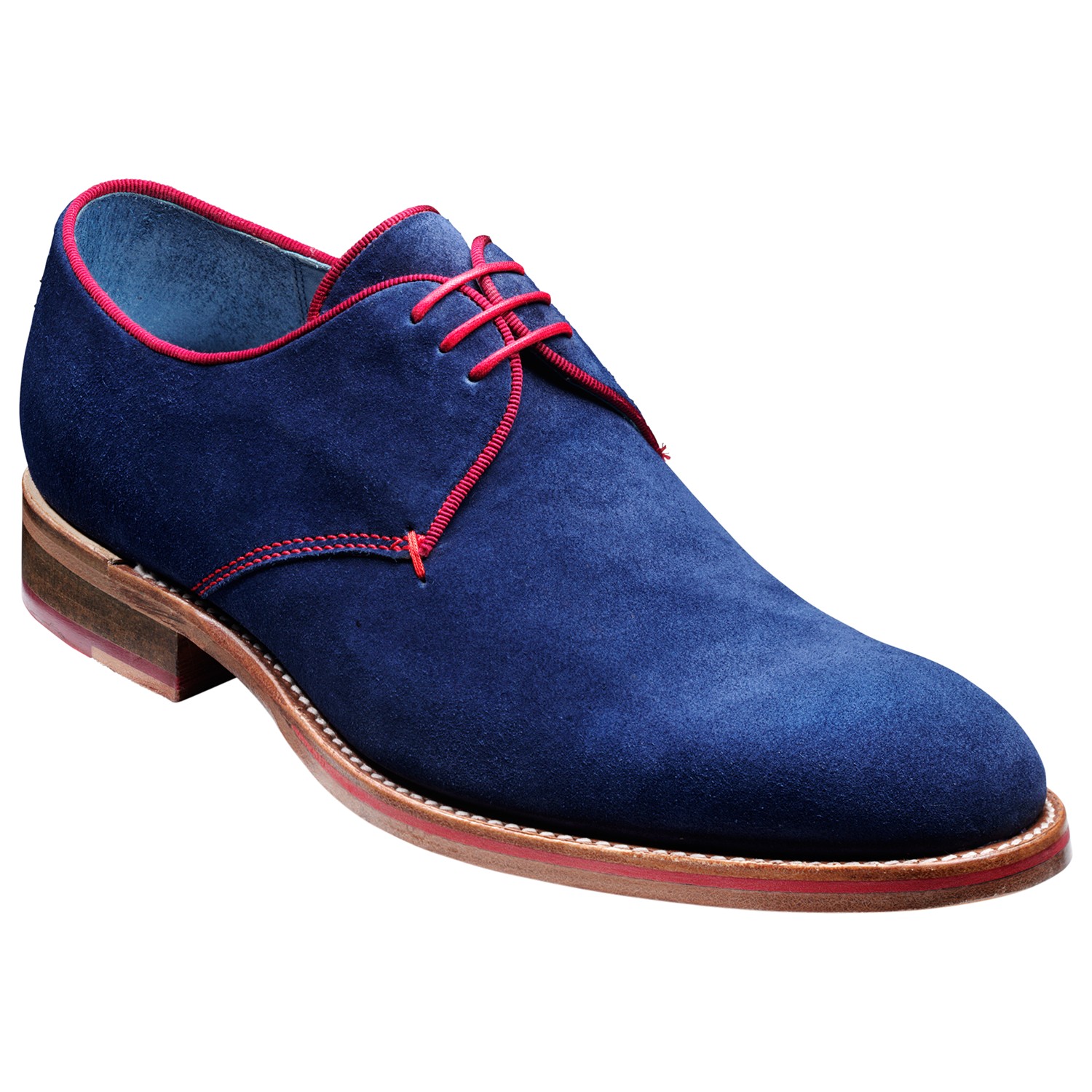 navy suede derby shoes