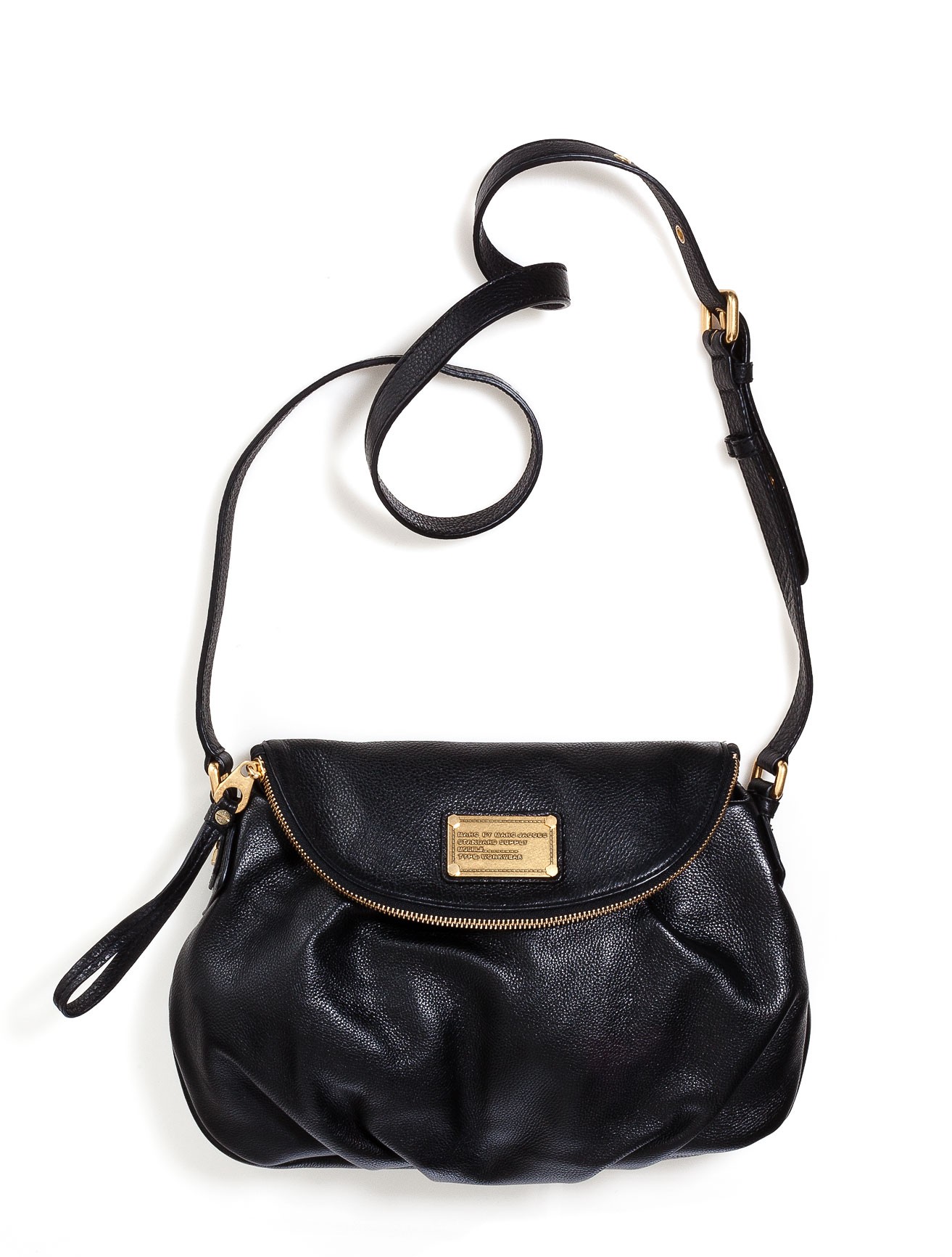 Marc By Marc Jacobs Classic Q Natasha Crossbody Bag in Black | Lyst
