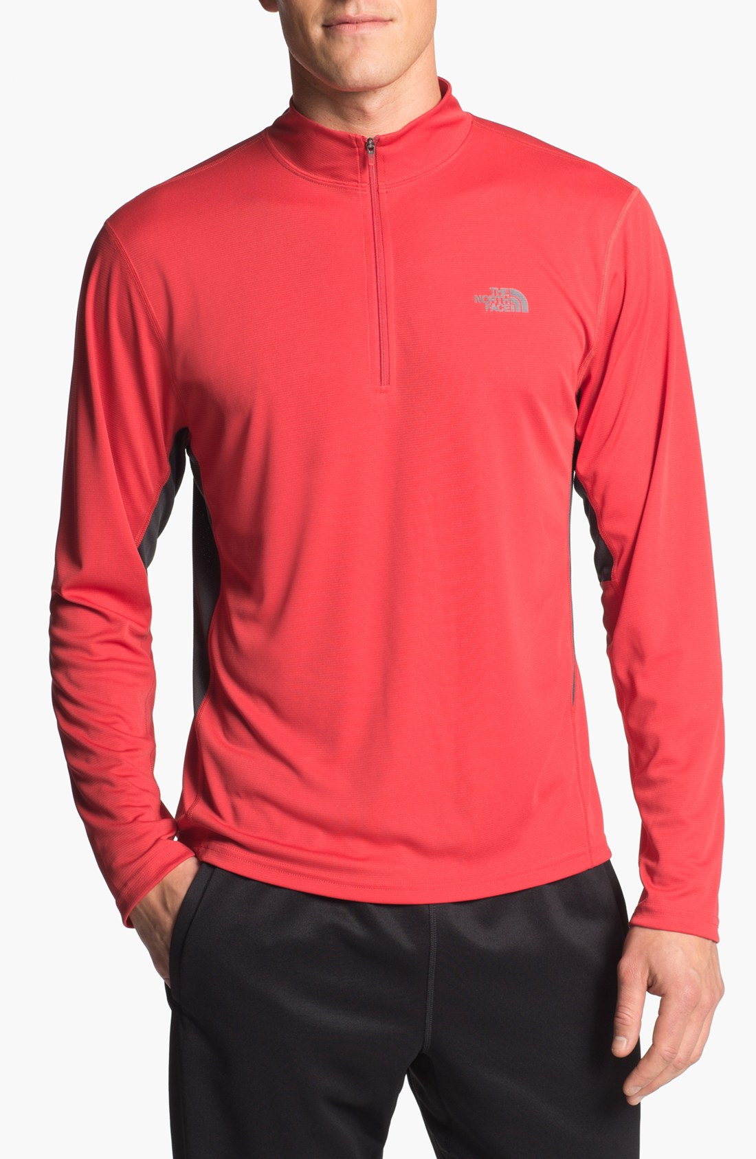 The North Face Flex Quarter Zip Pullover in Red for Men (Tnf Red