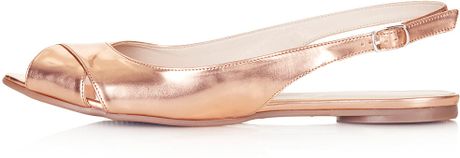 rose gold slingback