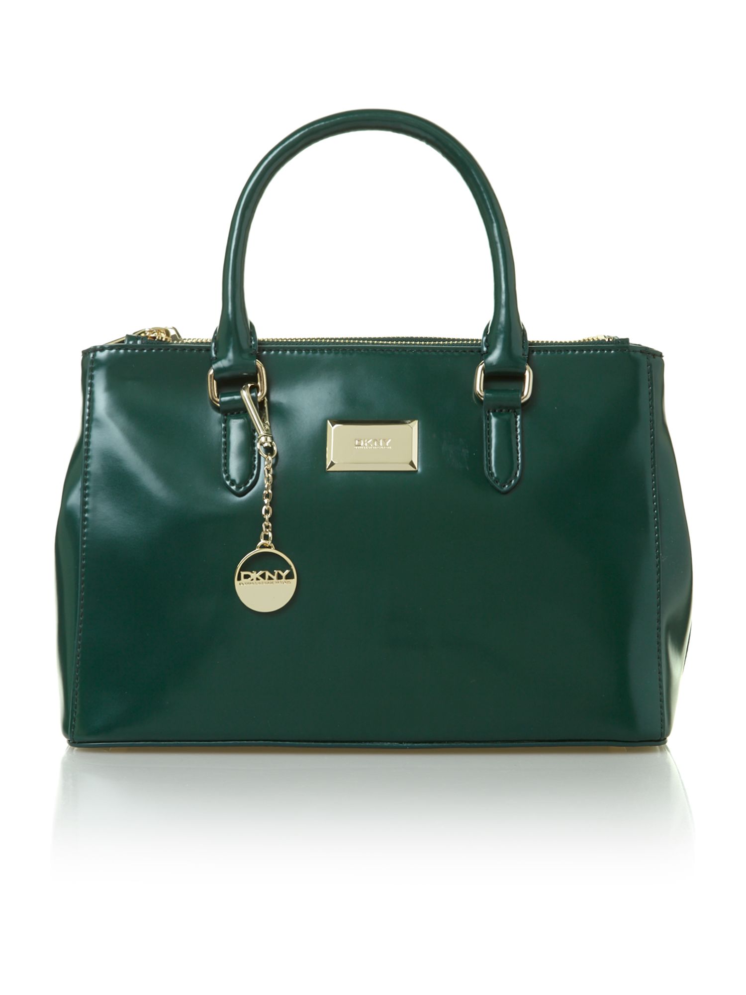 Dkny Hudson Leather Small Green Tote Bag in Green Lyst