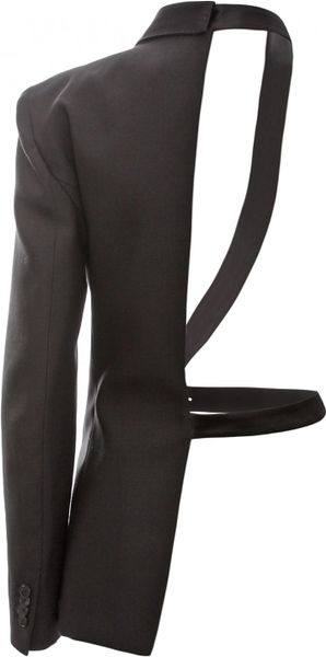 Jean Paul Gaultier Half Blazer Jacket Black in Black for Men | Lyst