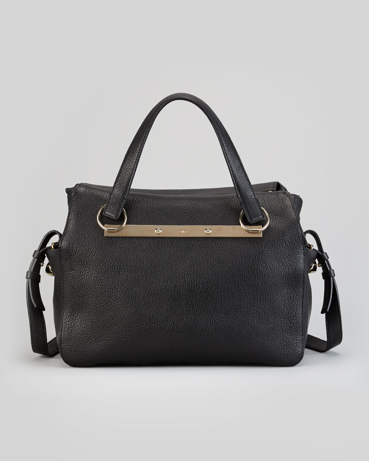 Chloé Bridget Mini Shoulder Bag Black in Black | Lyst