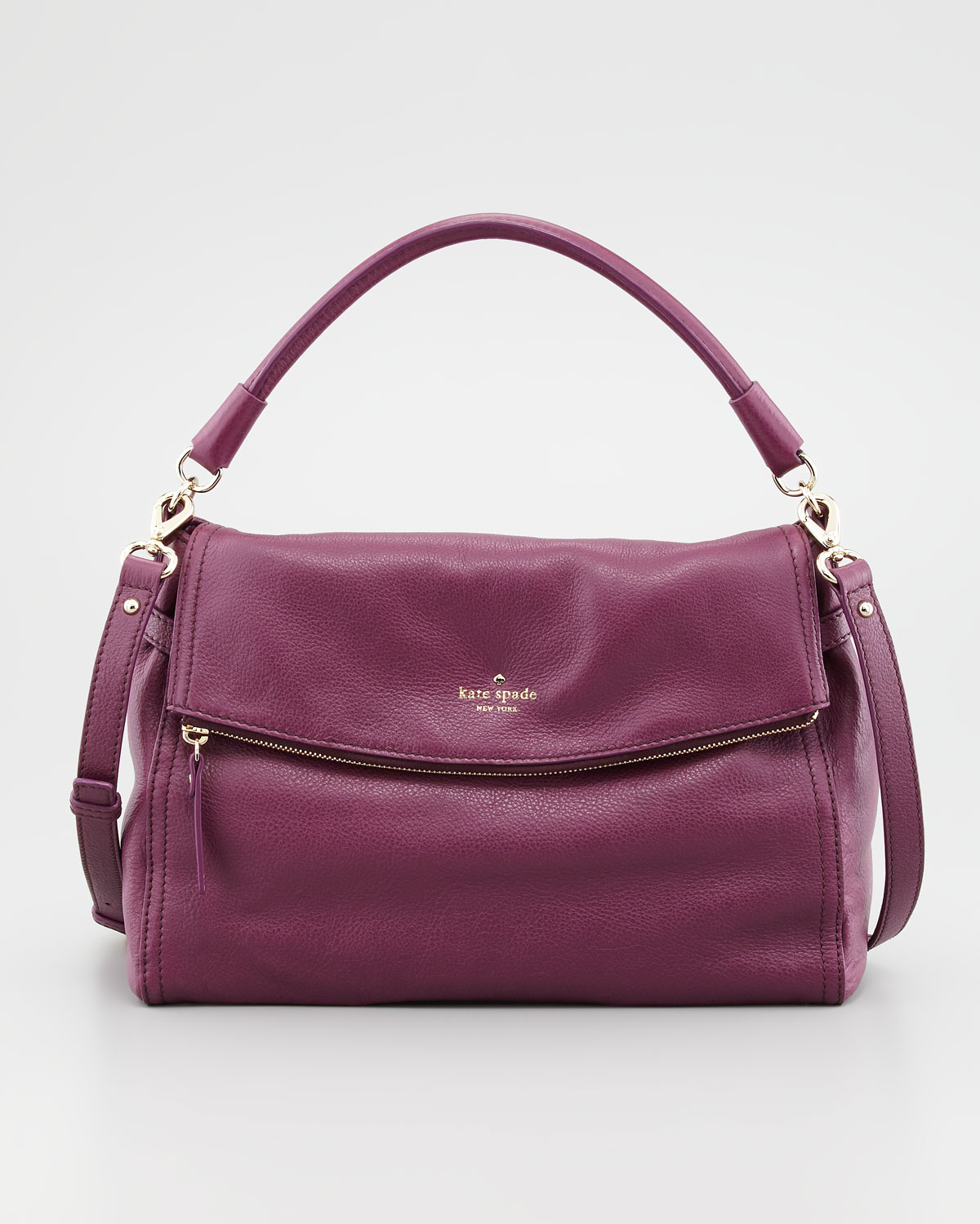 Kate Spade Cobble Hill Little Minka Crossbody Bag Purple in Purple (TAN