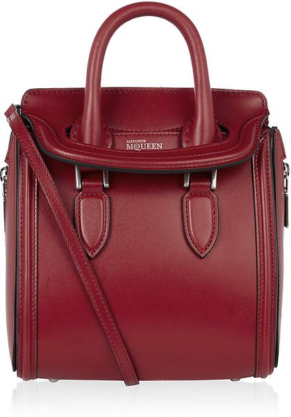 alexander mcqueen mini leather shopper