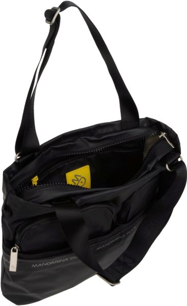 Mandarina Duck Shoulder Bag In Black Lyst mandarina-duck-shoulder-bag-in-black-lyst