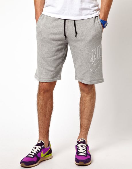 short nike sweat shorts