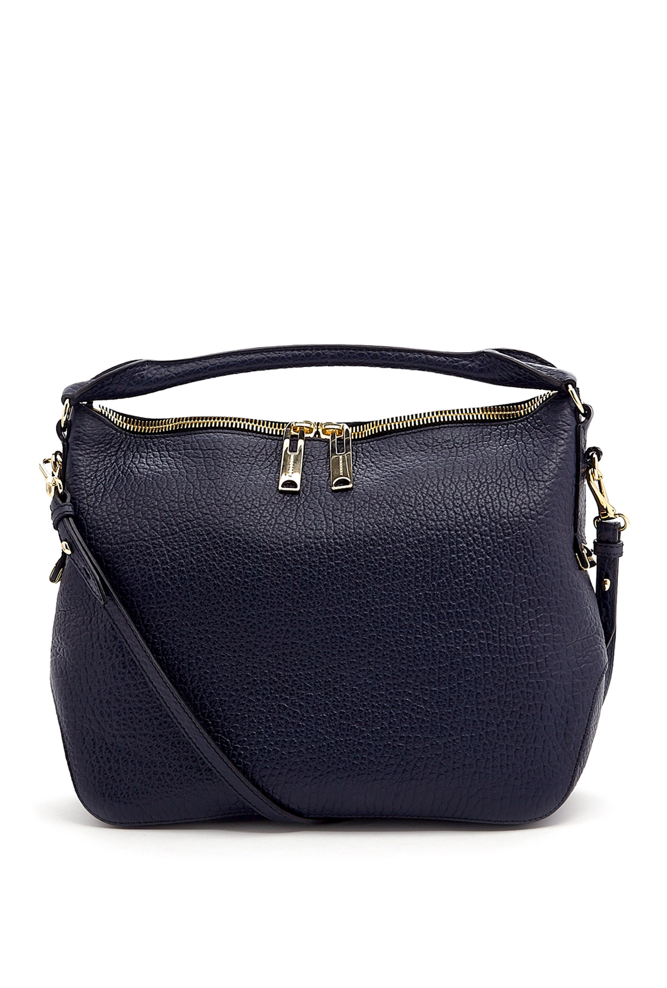 Burberry Navy Leather Small Ledbury Hobo Bag in Blue (navy) Lyst