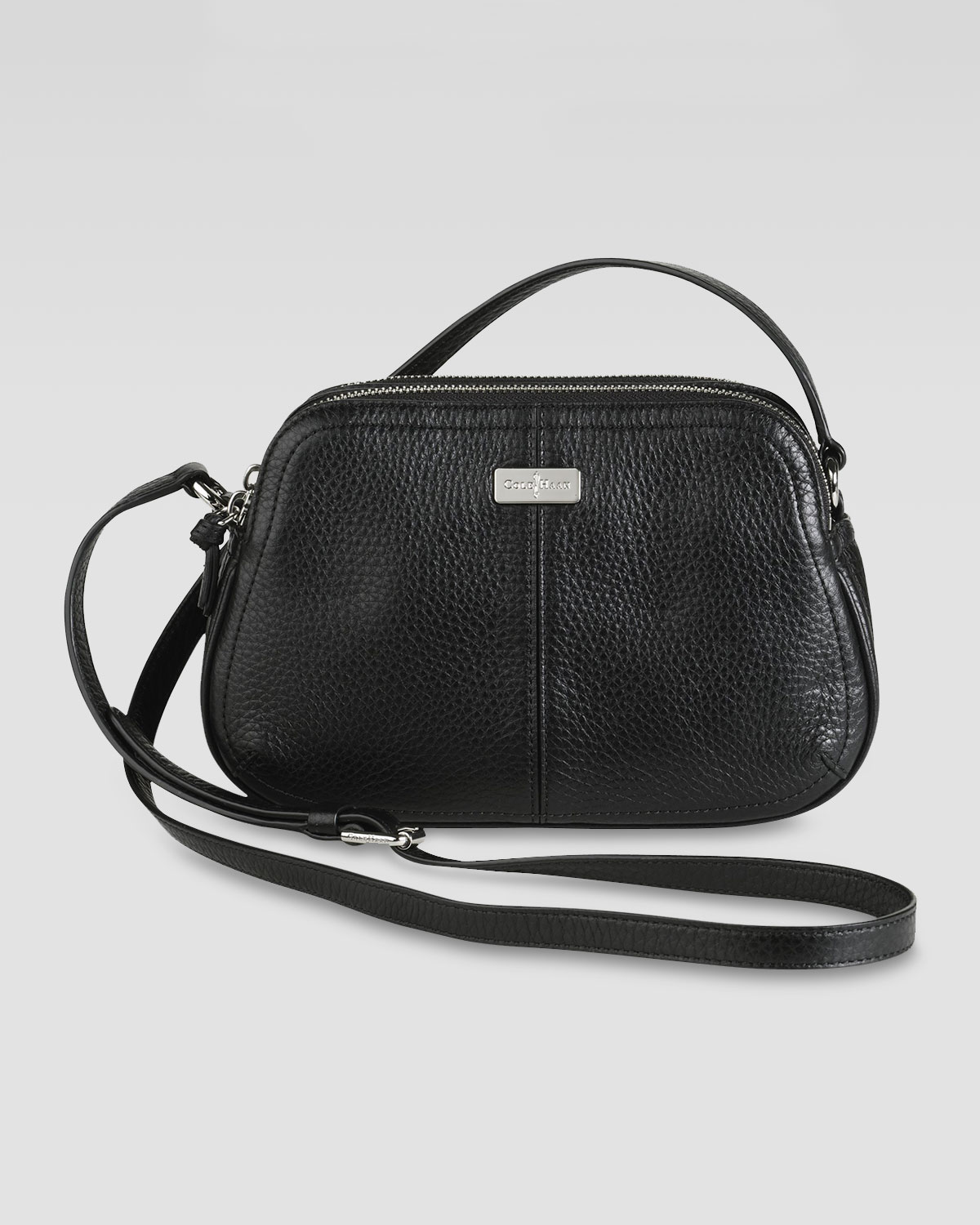 Cole Haan Village Double Zip Crossbody Bag Black in Black Lyst