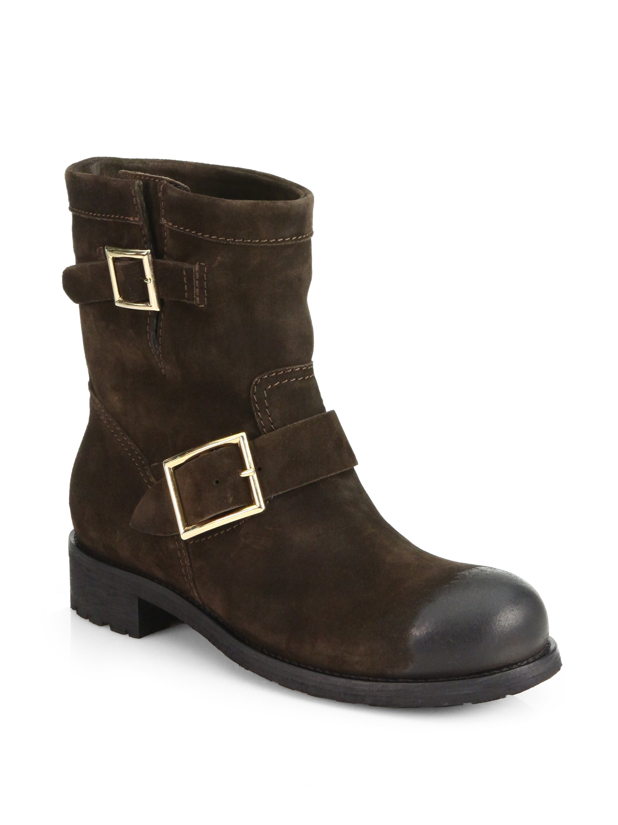 jimmy choo green boots