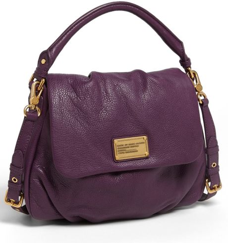 Marc By Marc Jacobs Classic Q Little Ukita Shoulder Bag in Purple (Pansy Purple) | Lyst