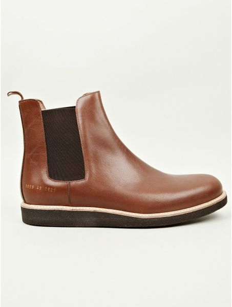 mens brown leather chelsea boots sale