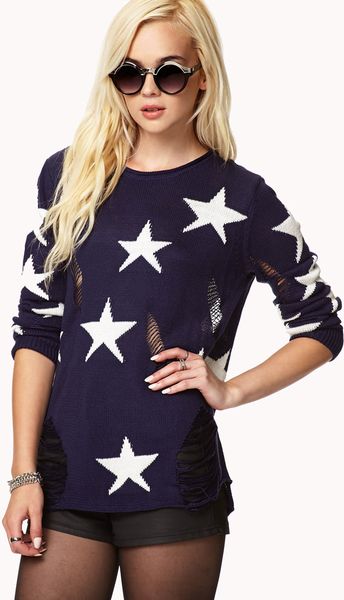 Blue sweater with stars Get the best deals on star sweater forever 21 and save up to 70% off at Poshmark now! Whatever you're shopping for, we've got it.