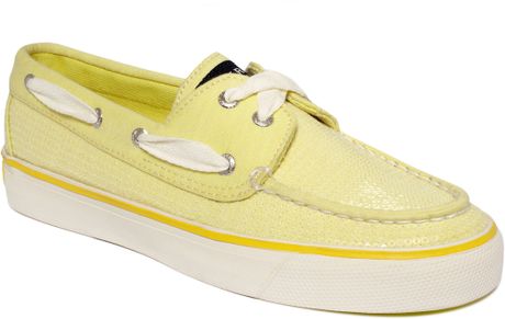 sperry yellow shoes