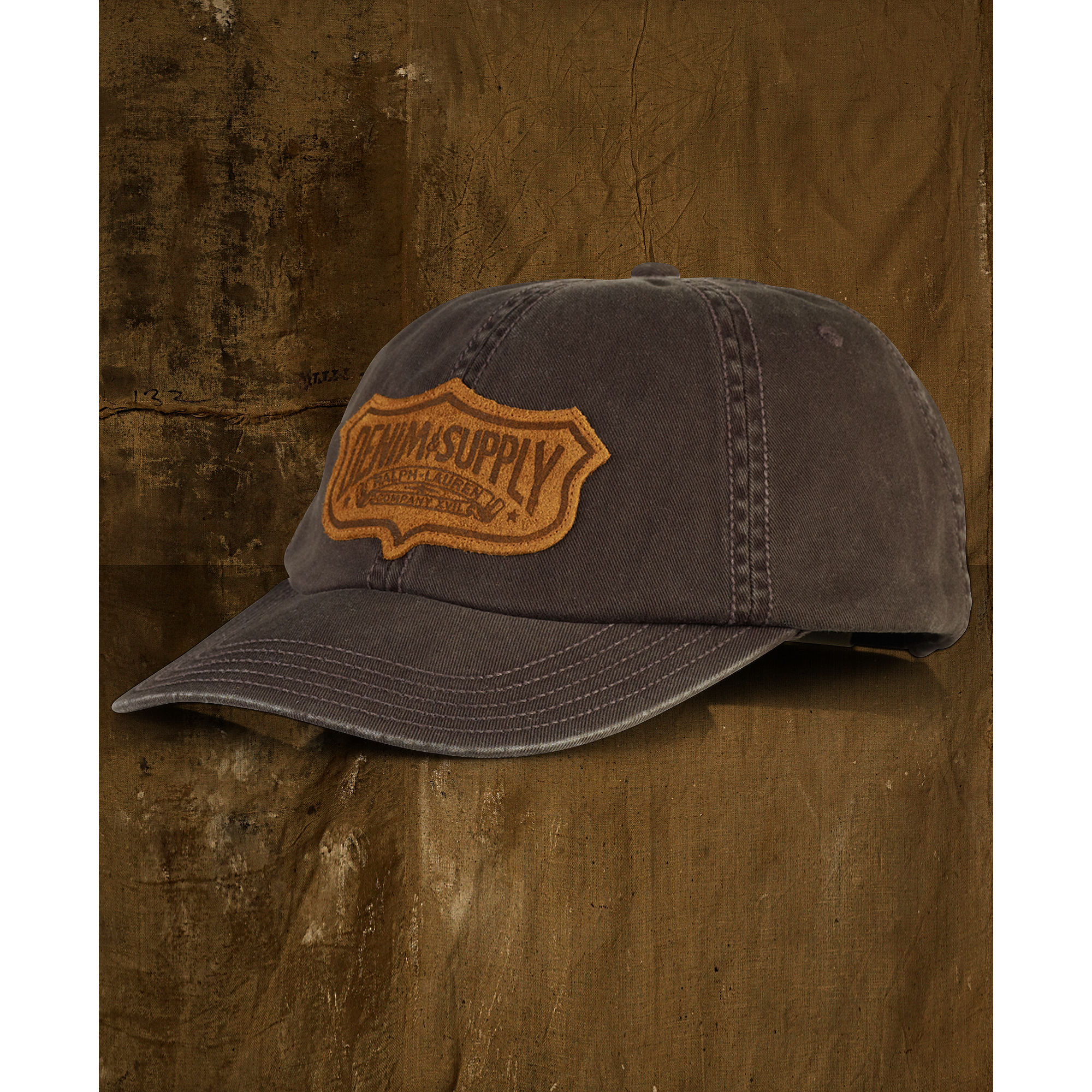 Denim & Supply Ralph Lauren Baseball Twill Cap in Brown for Men