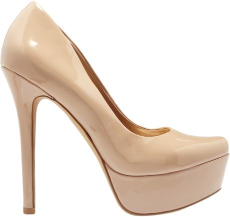 Nude Platform Pumps