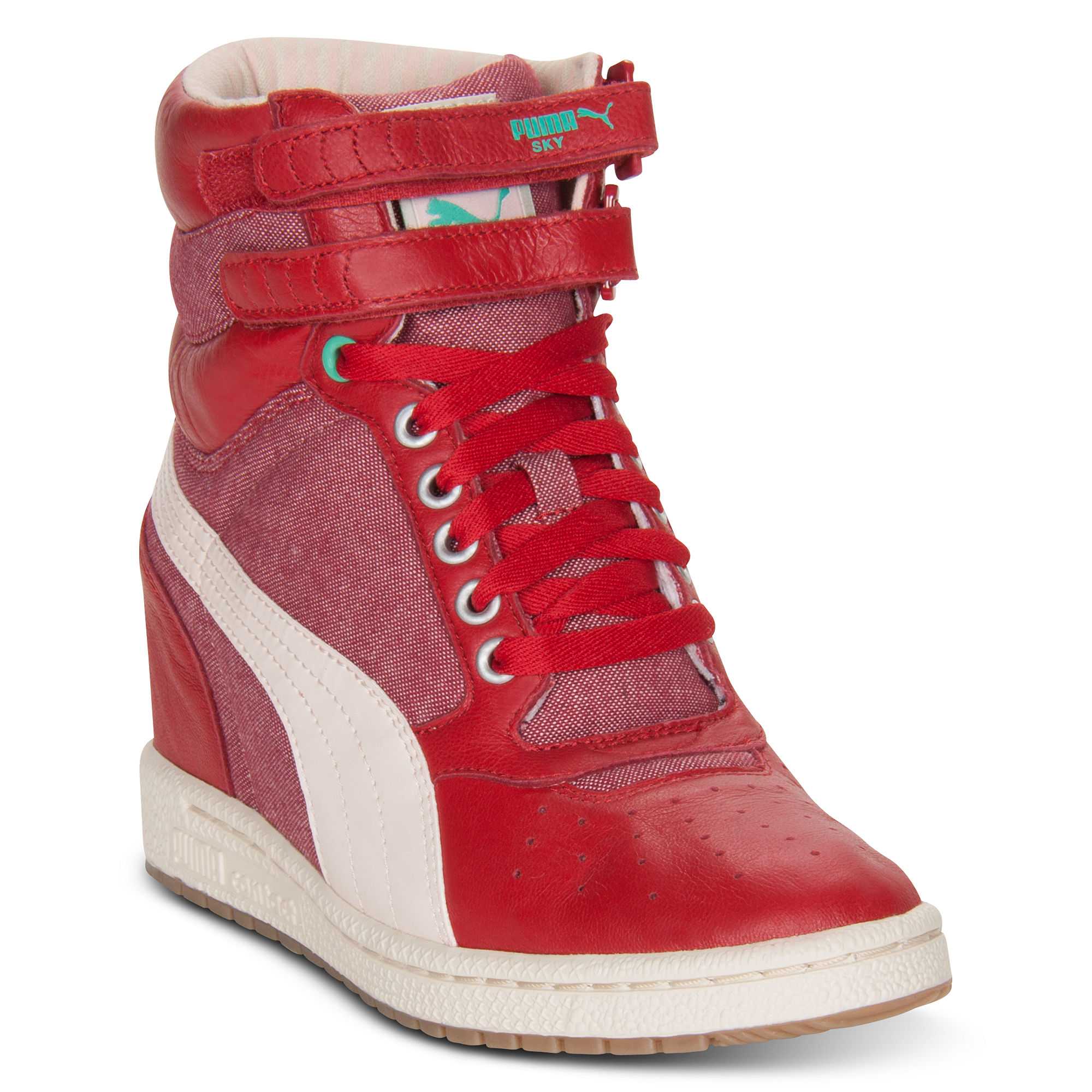 blush wedge sneaker