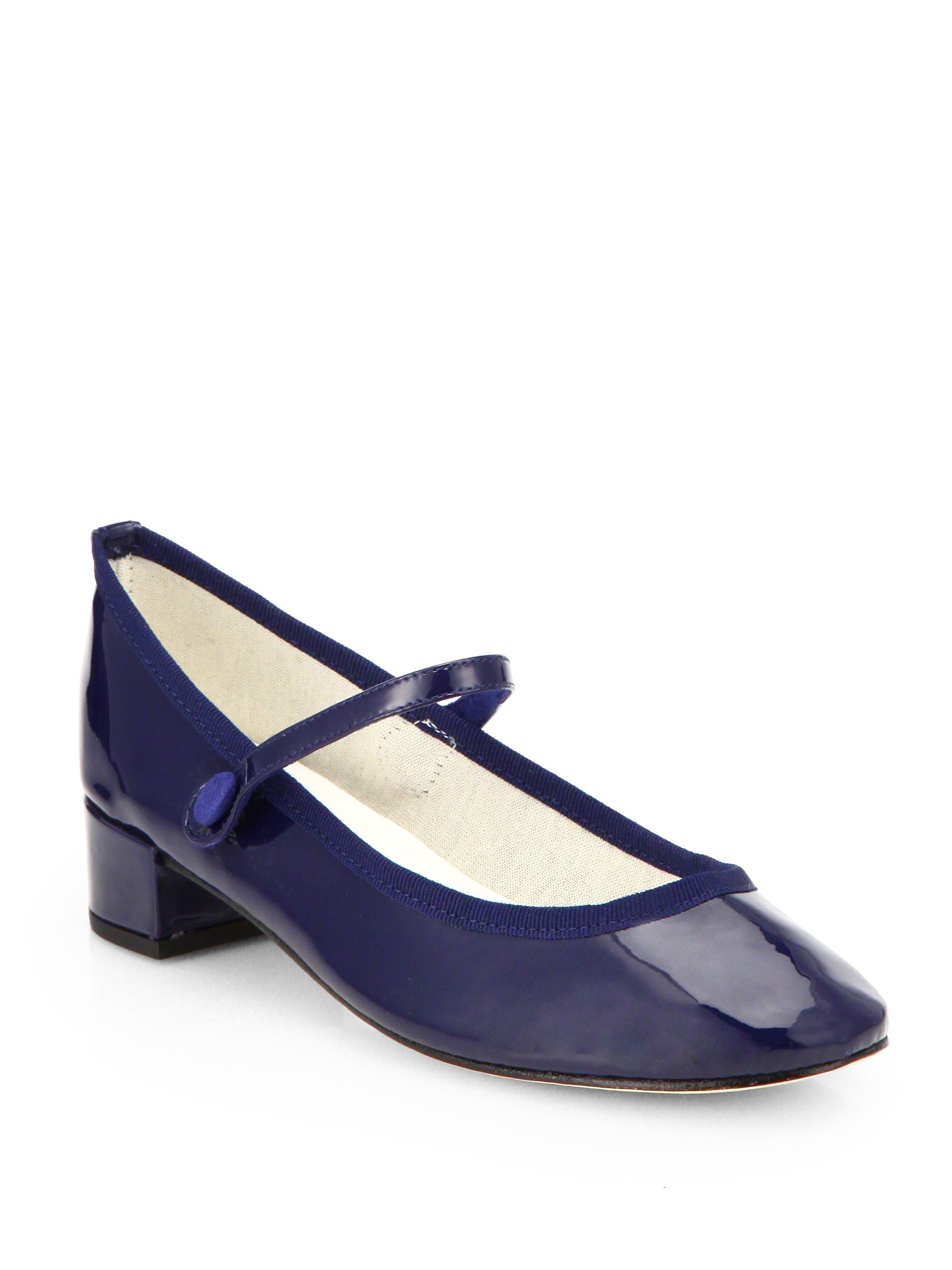 ladies navy patent shoes