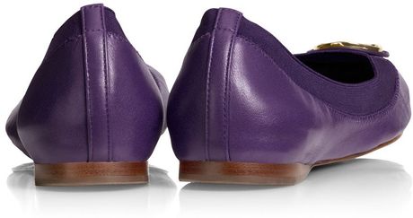 tory burch purple flats