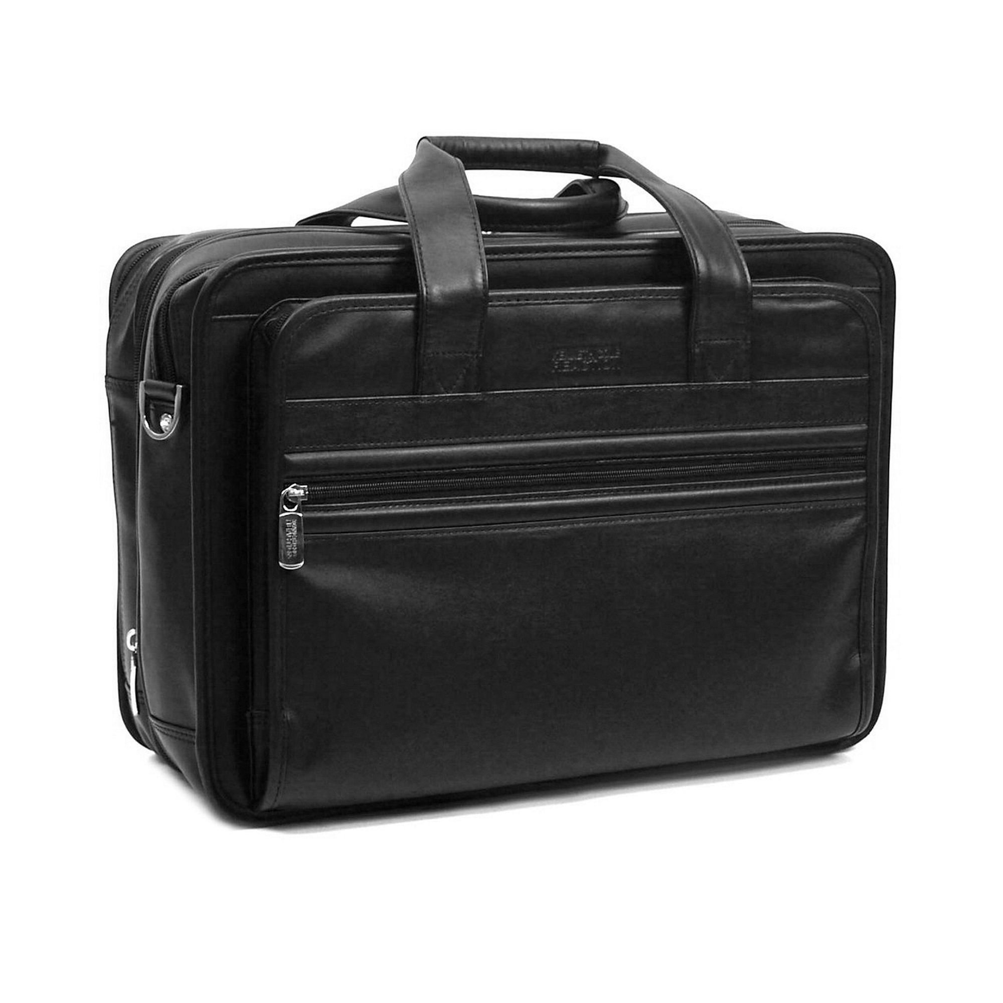 Cole Manhattan Leather Expandable Double Gusset Laptop