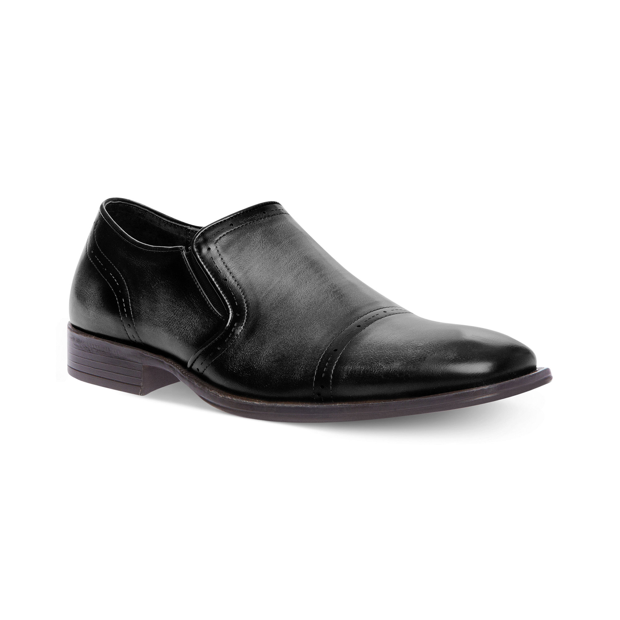 Steve Madden Madden Mens Shoes Evoke Slipon Dress Shoes in Black for ...