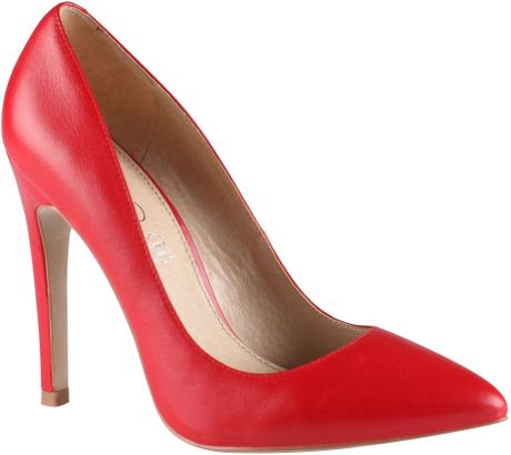Aldo Frited Pointed Court Shoes in Red | Lyst