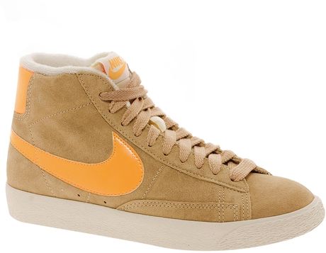 tanned nike trainers
