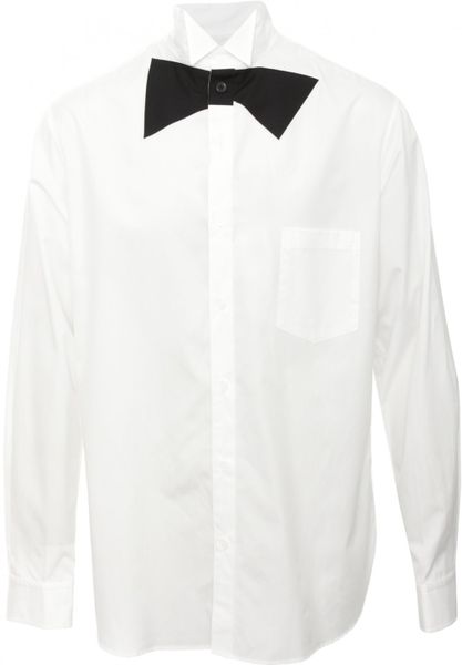 asos bow tie shirt