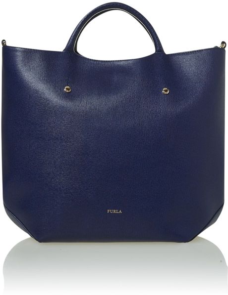Furla Arianna Large Blue Tote Bag in Blue Furla Arianna Large Blue Tote Bag in Blue