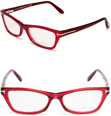 tom ford frames eye cat rectangular optical