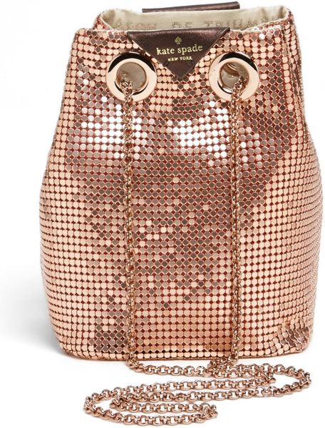 Kate Spade Evening Belle Night Owl Bag in Pink (Rose Gold) | Lyst