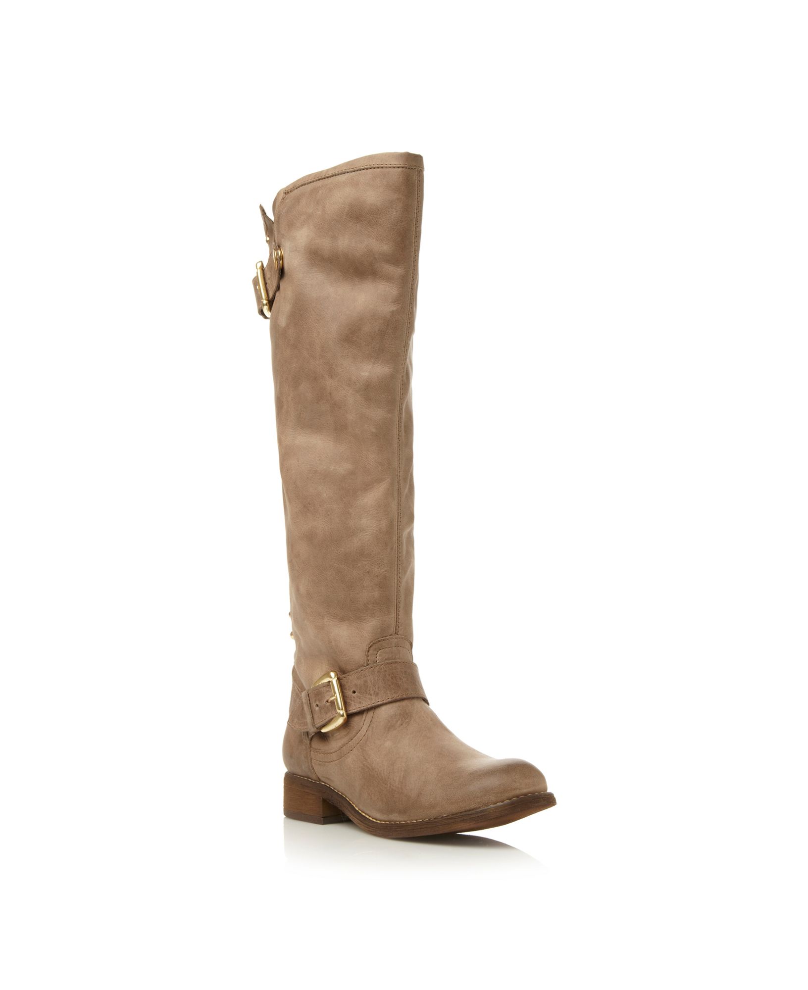 steven madden boots beige