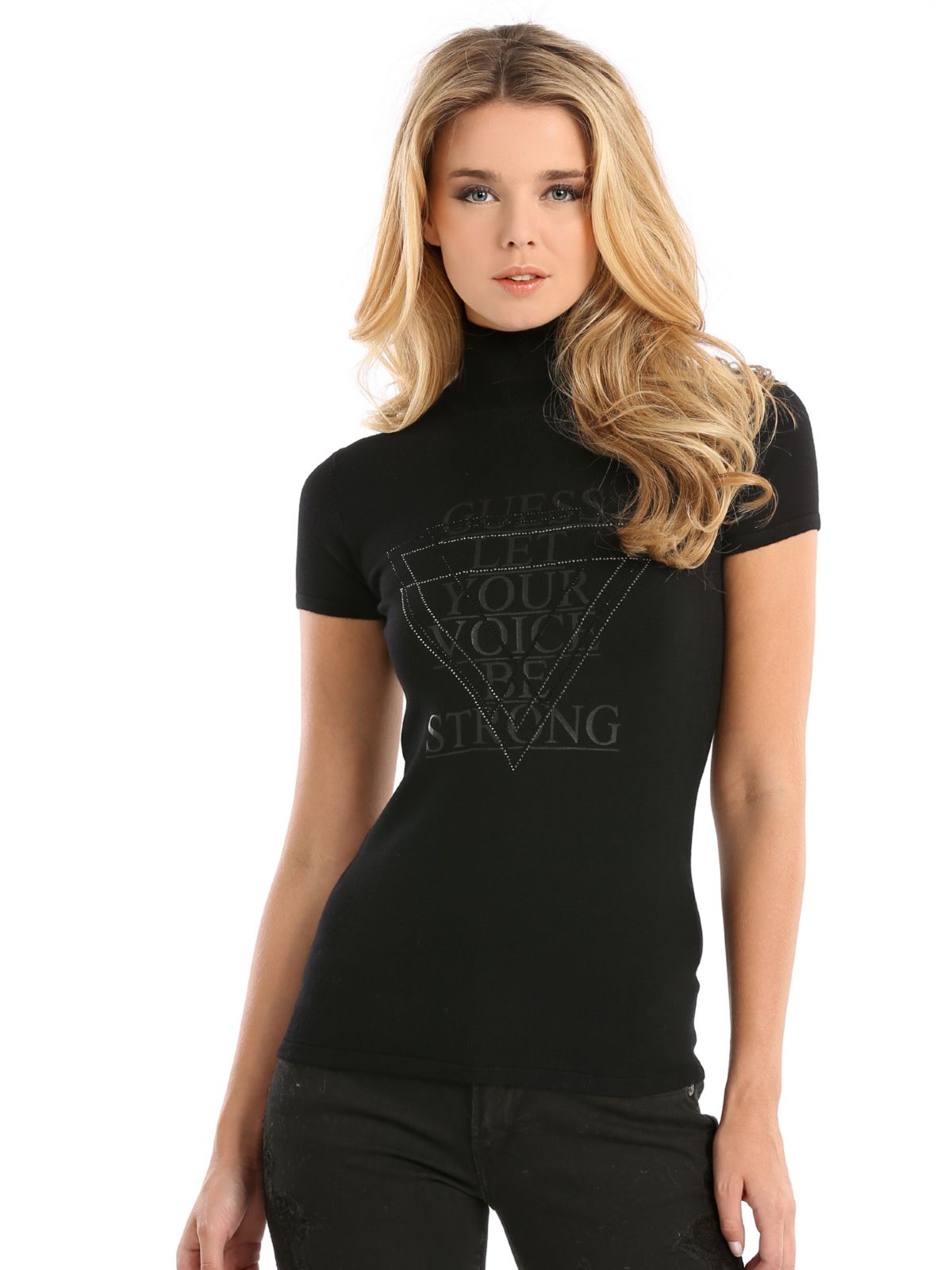 Guess Cailey Sweater in Black Lyst