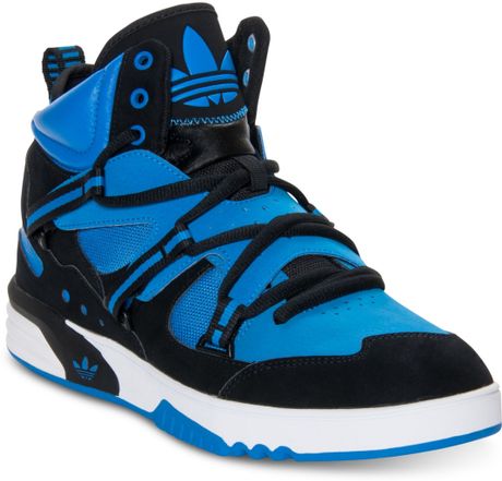 Adidas Roundhouse Instinct Casual Sneakers in Black for Men (BLUE