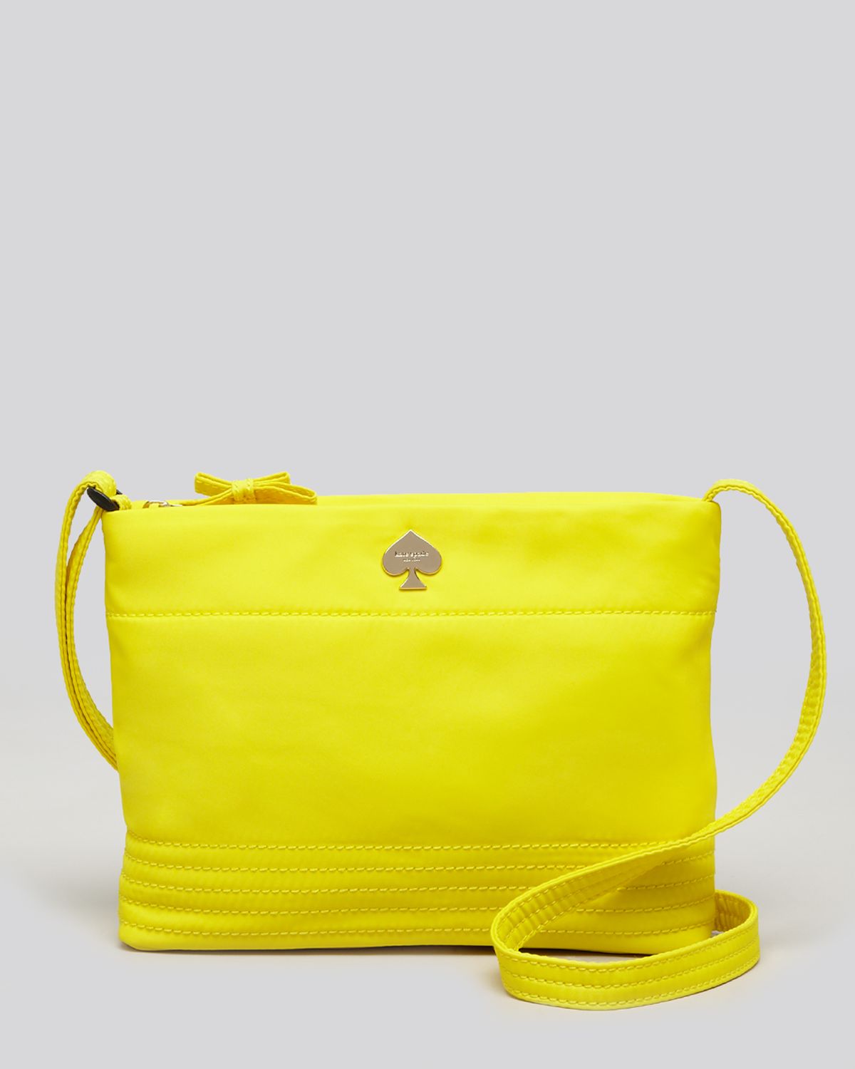 Kate Spade Crossbody Flatiron Nylon Cammy in Yellow (NYC Citron) Lyst