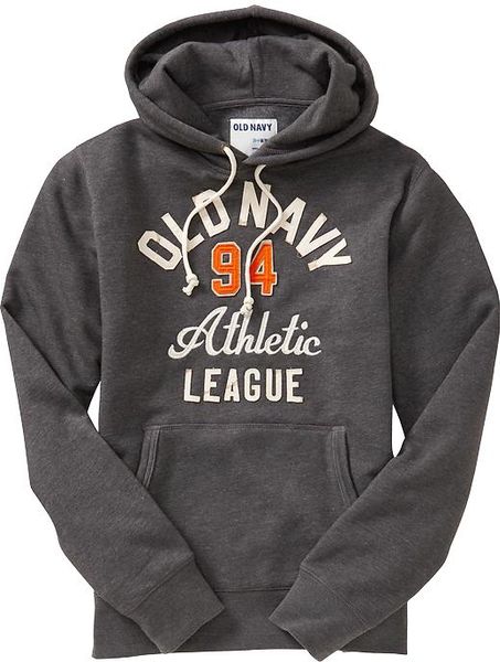 Old Navy Vintage Logo Hoodies in Gray for Men (Heather New Gray ...