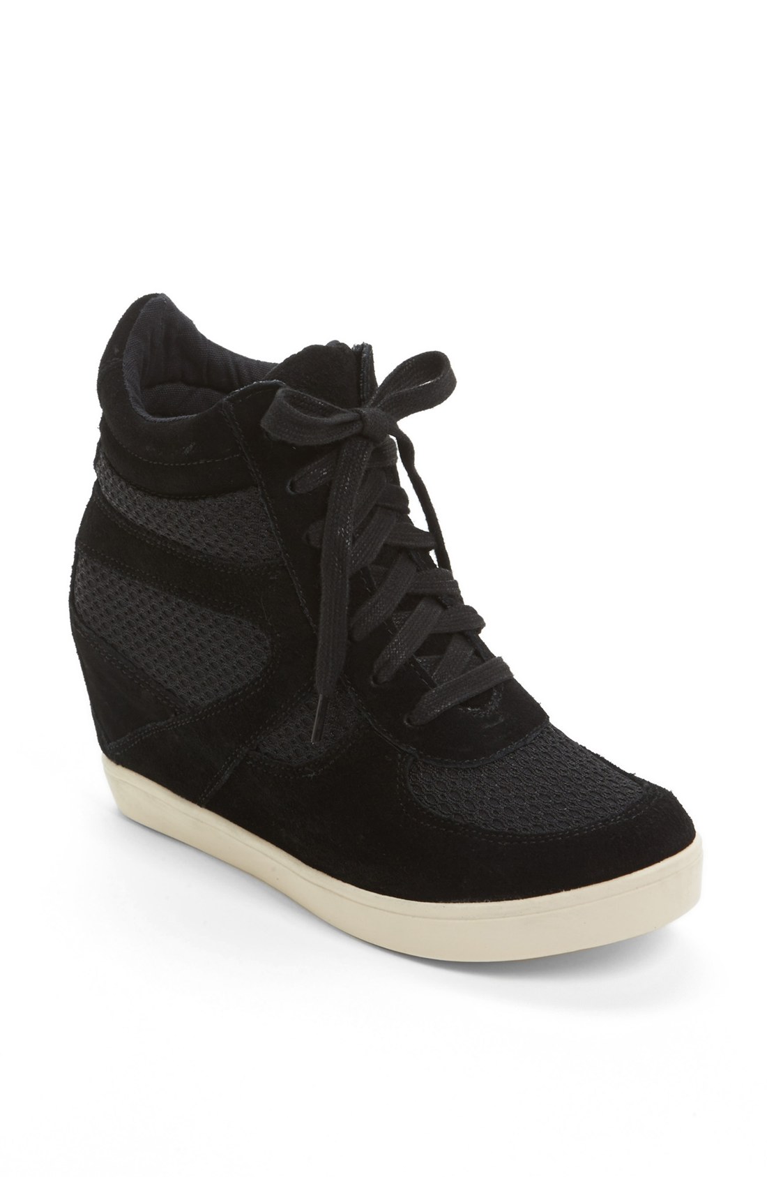 Steve Madden Olympax Wedge Sneaker in Black (Black Multi) | Lyst