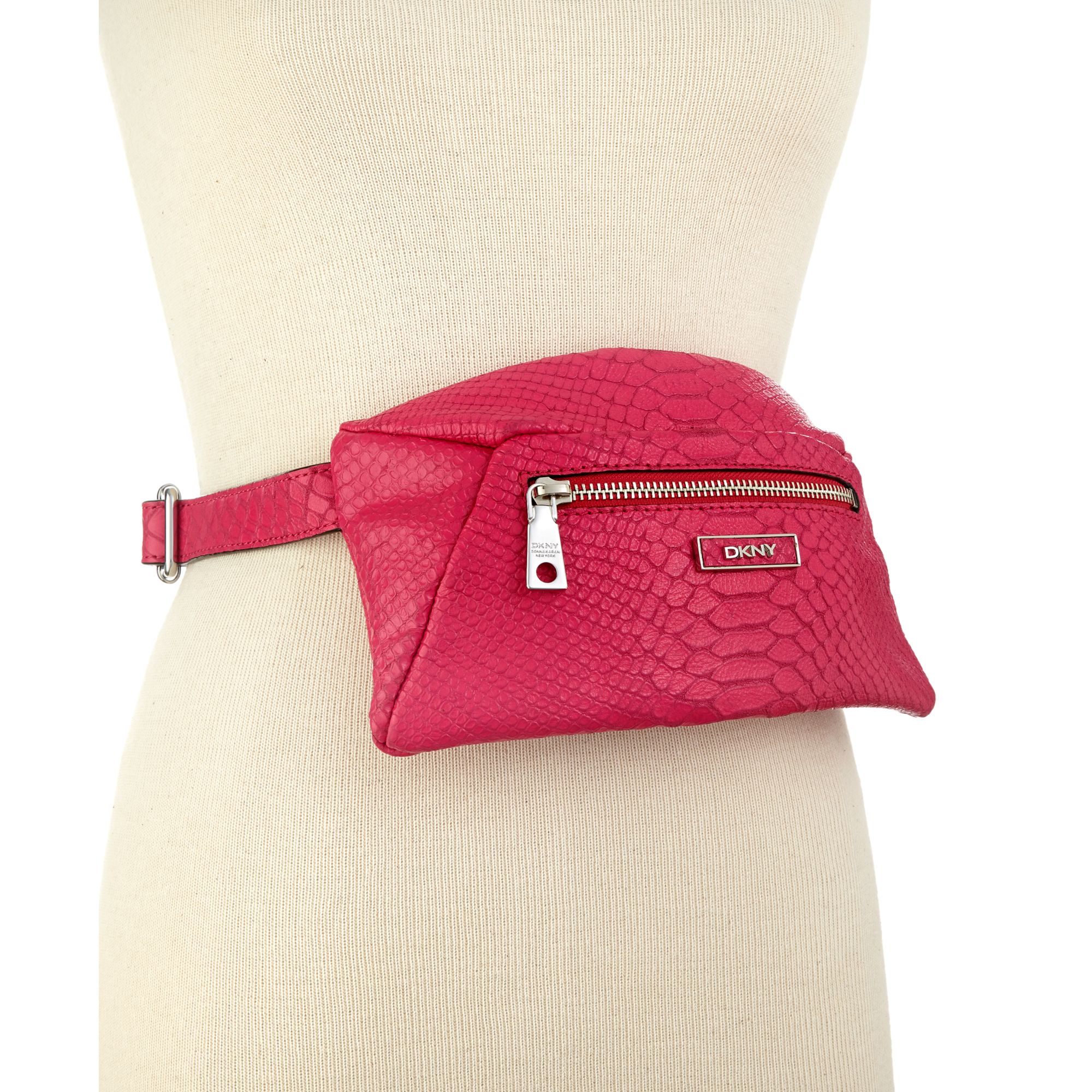 Dkny Fashion Python Belt Bag in Purple (Magenta) Lyst