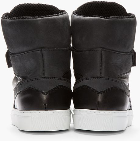 high top sneakers with velcro straps