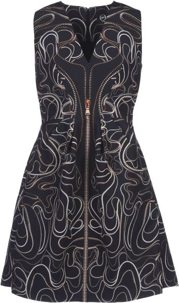 Mcq By Alexander Mcqueen Short Dress in Black - Lyst