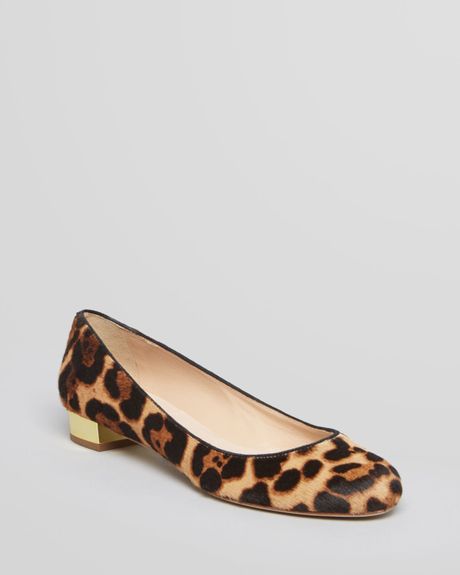 leopard print ballerina flats