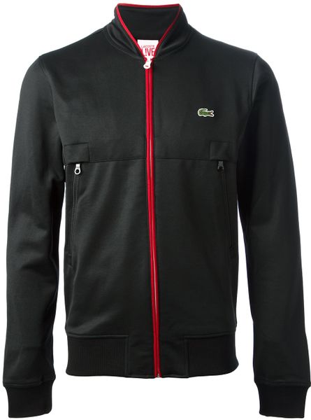 lacoste sport jacket black