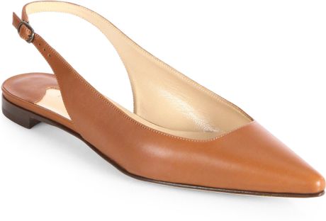 brown slingbacks