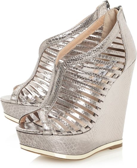 steve madden silver platforms