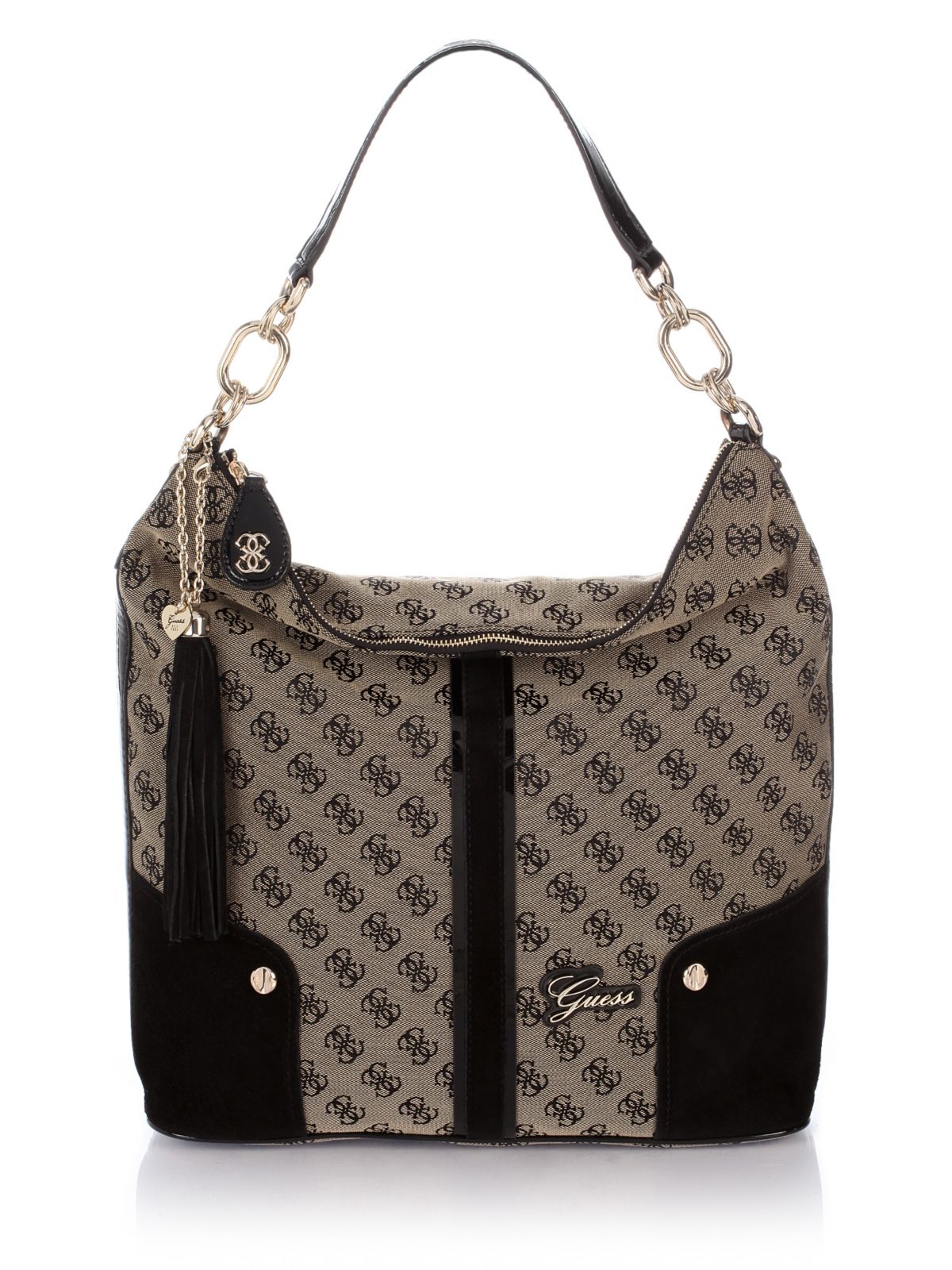 Guess Poway Hobo Bag in Brown (Black) Lyst