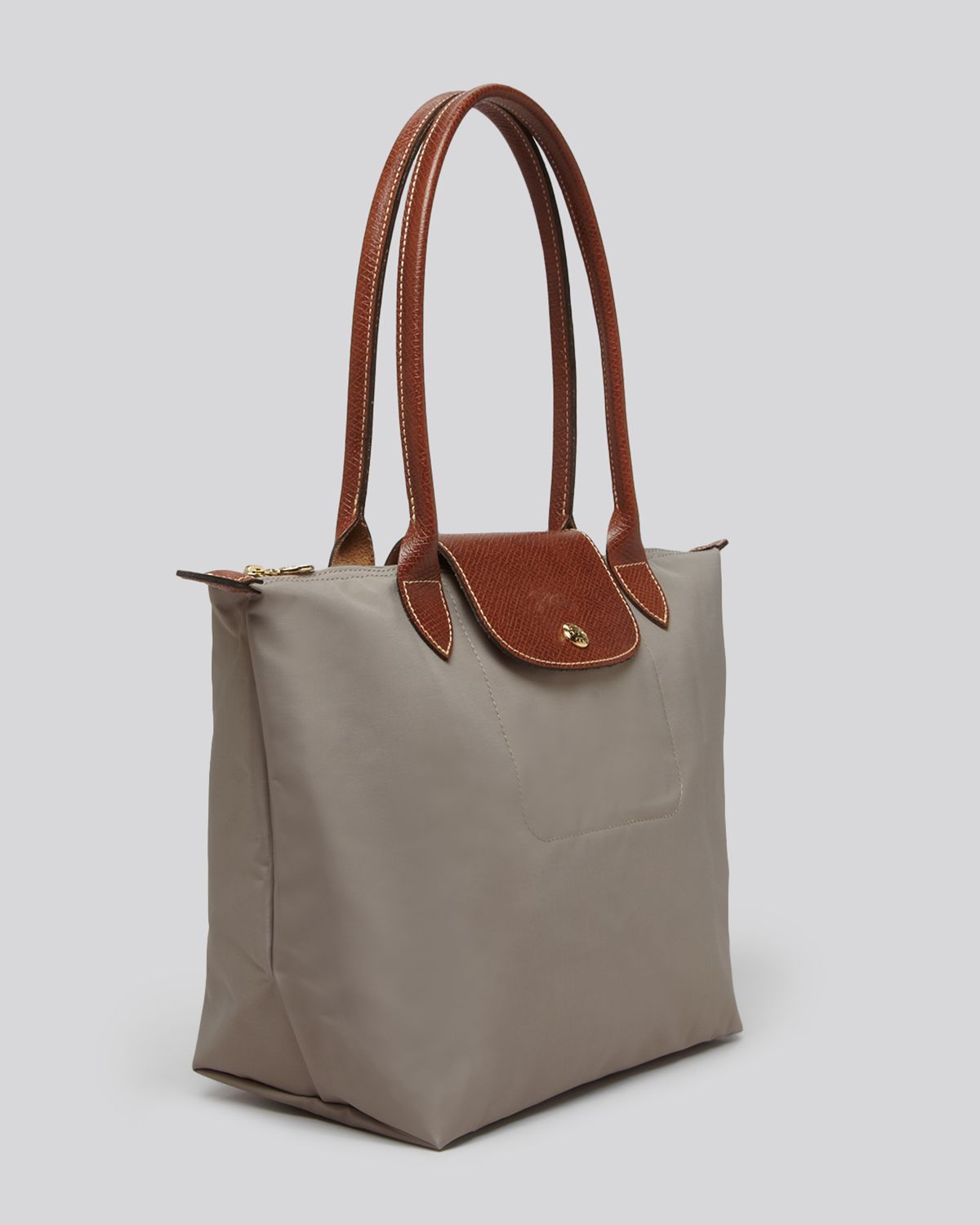 Longchamp Le Pliage Medium Shoulder Tote in Brown (Clay) | Lyst