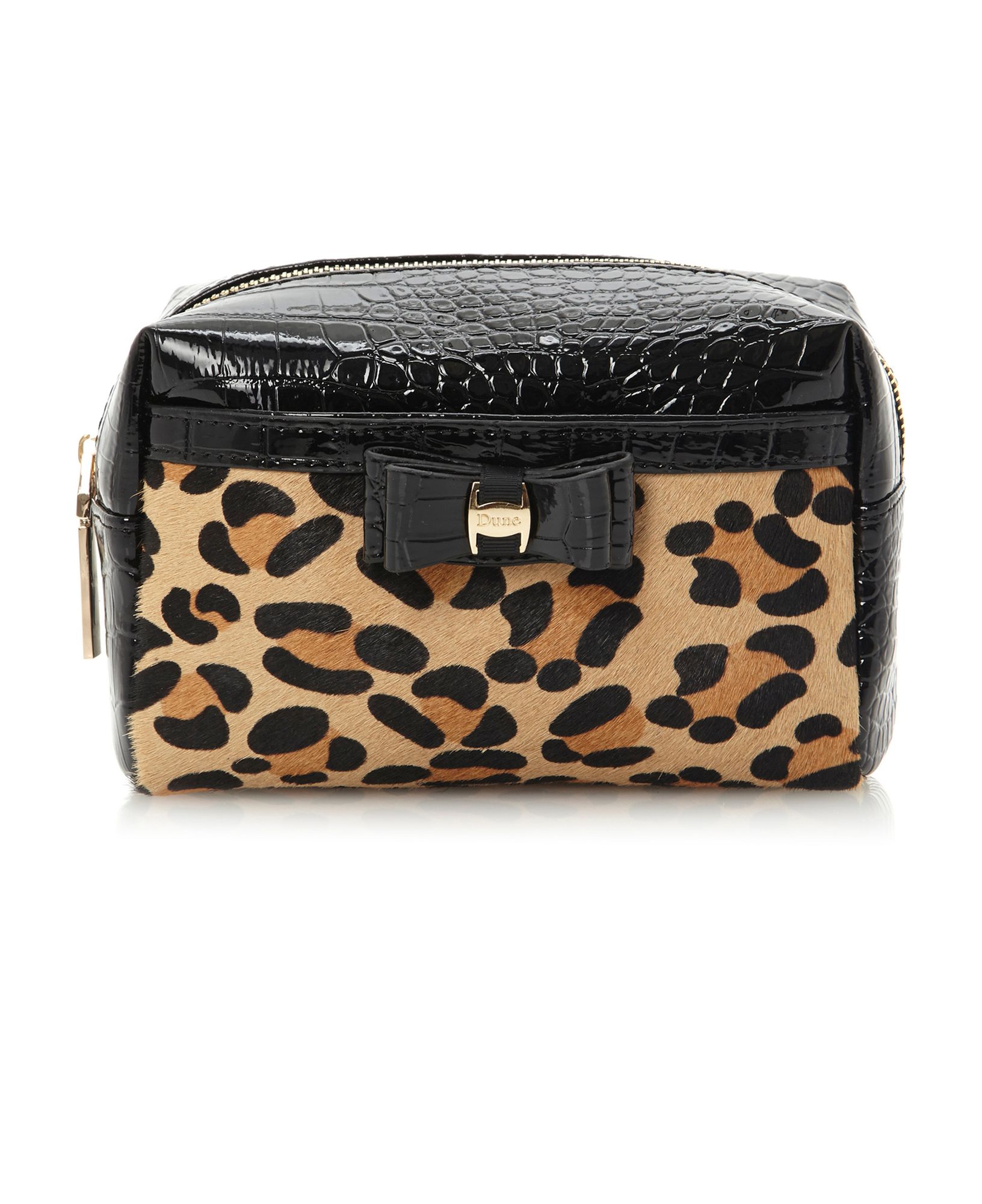 Dune Sleopbag Leopard Pony Make Up Bag in Animal (Leopard Print) Lyst