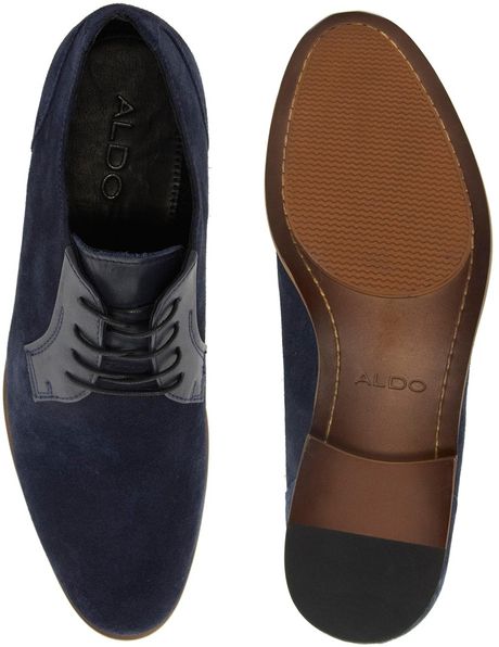 Aldo Waylin Suede Shoes in Blue for Men | Lyst