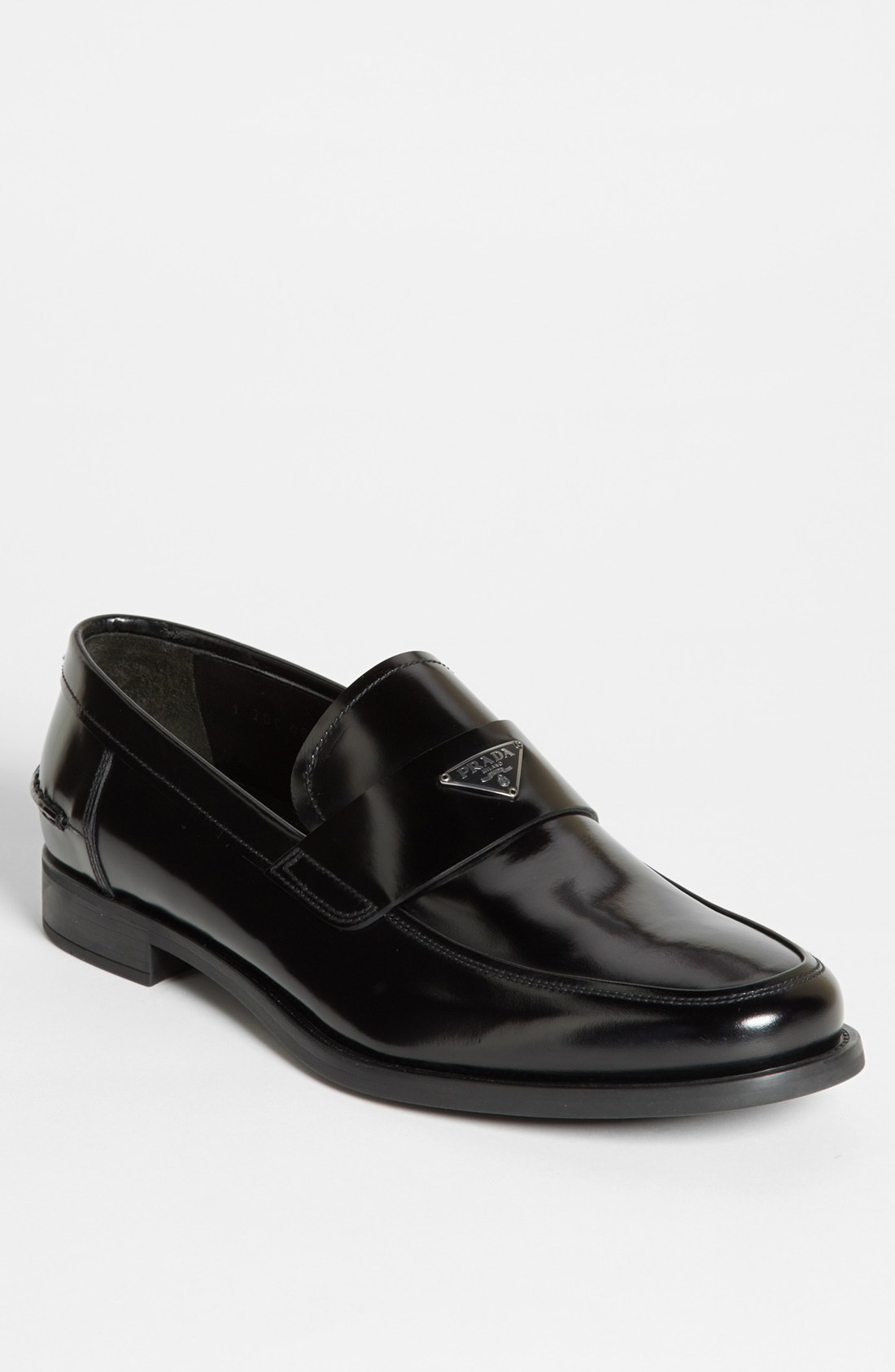 prada pointed toe loafers